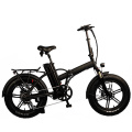 500W Small Folding Electric Bicycle Fat Tire Folding Bike